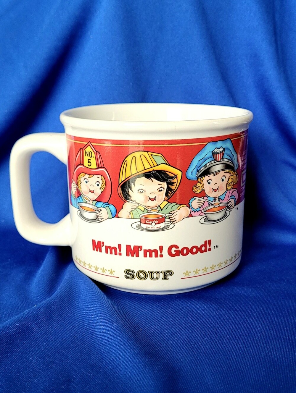 M'm! M'm! Good! Soup Mug - White with Red CAMPBELL'S VINTAGE 1993, BY WEST WOOD